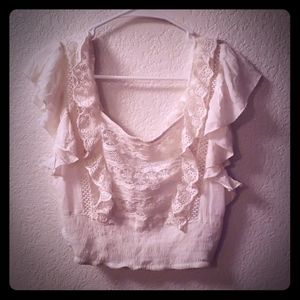 Free People Lace Crop Top